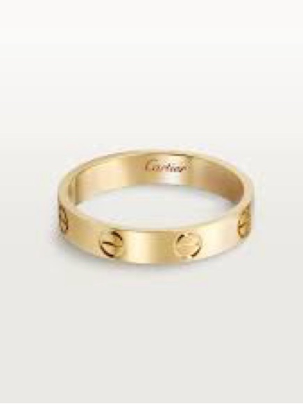 IN SEARCH OF Cartier Love Wedding Band - Yellow Gold - Size 51